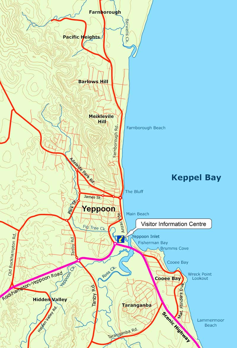 yeppoon map